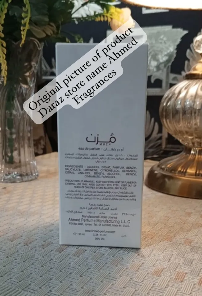 Muzn EDP 100ML by Ahmed Al Maghribi | Branded Premium