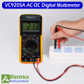 VC9205A AC/DC Digital Multimeter Tester Manual Range Voltage Meter TRMS Hz Ohm Transistor Tester Electrician Tool by Electrica. 