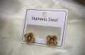 Clover Stainless Steel   Ear Tops, Stainless Steel  Ear Studs For Girls And Women. 