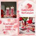 Vase Filler Decorations Romantic Valentine's Day Vase Fillers Vibrant Love Heart Beads for Stunning Decor Party Accessories Plastic Vase Fillers. 