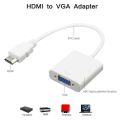 HDMI to VGA cable Video Converter Adapter Cable 4K 1080P HDMI Male to VGA Female. 