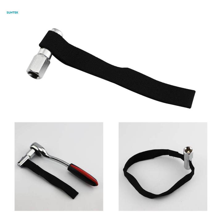 Belt Type Oil Filter Wrench 1/2'' Multipurpose for Automotive Filter Opening