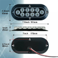 6 Inch LED Set Edge Light Tail Lights Tail Light Turn Signal Light Brake Light Car Accessories As Shown. 