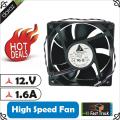 Dc 12 Volt - High Speed Fan- 12Cm 12V 1.6A 12v dc fan. 