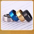 Pack Of 4 Titanium Band Rings For Boys. 