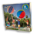 Beach Ball For Kids, Beach Ball, Kids Swimming Ball, Beach Ball, Swimming Essentials, Beach Toys HUGE 60" Inflatable Beach Balls 5ft H2o Go American Flag USA. 