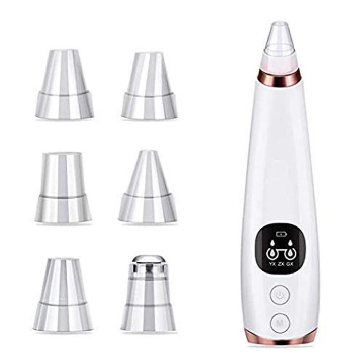 Microcrystalline Blackhead Remover Detector Instrument Rechargeable With 6 Nozzles