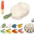 New 2 In 1 Dumoling Maker, 2 In 1 Portable Manual Dumpling Maker Mould for Kitchen, Upgrade Dumpling Maker Press, Empanada press, Easy and Safe to use Dumpling Skin Maker Machine Mold. 