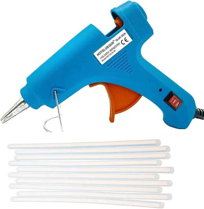 The Hot Melt Glue Gun Mini is a quick, easy, and versatile tool that's great for do-it-yourself crafts and small household repairs.