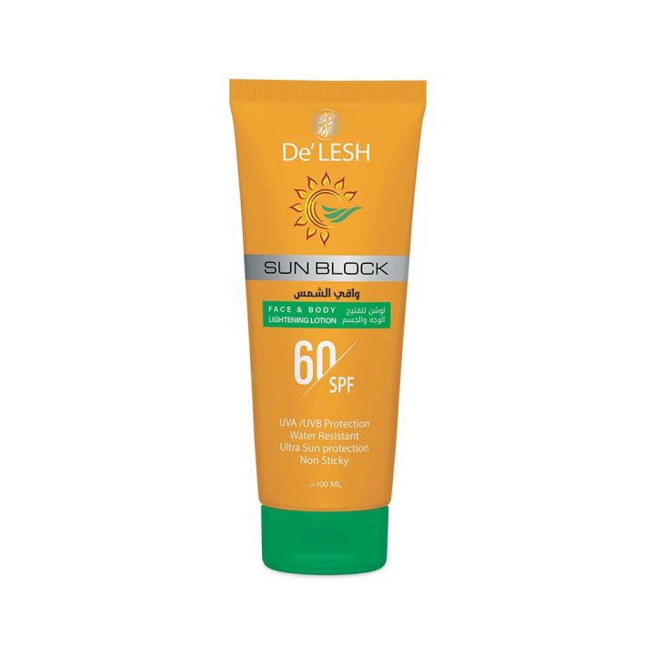 DeLesh SPF 60 sunscreen 100 ml