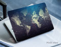 World MApp  Laptop back cover / skin / sticker for girls / boys - Vinyl Sticker Decal - For All Laptops - Sizes 13 13.3 14.6 15 15.4 15.6 inches Laptop. 