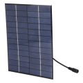 12V 5.2W Mini Solar Panel Polycrystalline Solar Cells Silicon Epoxy Solar DIY Module System Charger + DC output. 