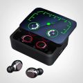 M90 Max Headphone Gaming ENC Noise Cancelling Earphones M90 Pro Ture Wireless Earbuds with LCD Sliding Charging Case. 