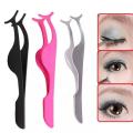 Eyelashes Auxiliary Clip Tweezers Stainless Eye Lashes Eyes Makeup Tool Holder. 