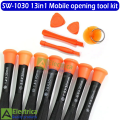 SW-1030 13 in 1 Mobile Phone Repair Screwdriver Set For Iphone Huawei Samsung Disassembly Opening Tools by electrica. 