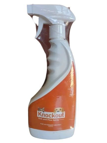 Knockout Tick & Flea Spray for Cats and Dogs