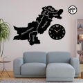 3D Pakistan Map Wooden Wall Clock. 