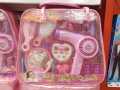 Hairdressing Beauty Set Toys For Girls - 14 Pieces - Pink. 