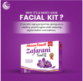 Zafrani Facial Kit with Saffron | Moon Touch Herbal Brightening Facial Set for Radiant & Glowing Skin (8 Pcs). 