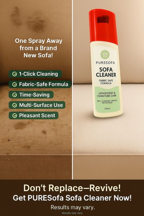 Puresofa | Sofa Cleaner Spray | Deep Cleaning | Stain Remover | Fast Dry | Pleasant Scent | 150ml — Buy Online at Best Price in Pakistan on FlipcartPK