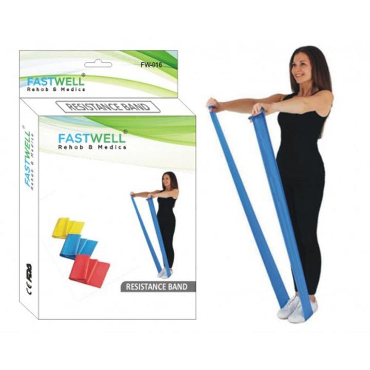 THERABAND Resistance Band Set, Professional Elastic Bands for Upper & Lower Body, Core Exercise, Physical Therapy, Lower Pilates, At-Home Workouts, & Rehab, 5 Foot, Yellow, Red & Green, Beginner