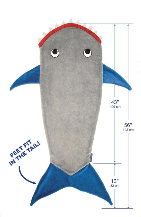 Kids%20Sleeping%20Bag%20Shark%20Shaped%20Blanket%20-%20Image%205