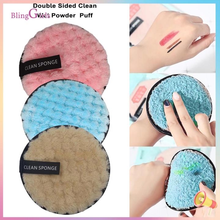 Reusable Makeup Removal Pads Reusable Double-sided Makeup Remover Puff for Face Eyes Washable Cleansing Wipes Cloth