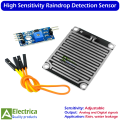 Raindrop Detection Sensor Module High Sensitivity Rain Water Detection Board for Arduino Projects Reliable Performance by Electrica. 