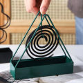 Iron Insect Refill Coil Metal stand Rack, sleek design Nordic metal insect mosquito coil holder. 