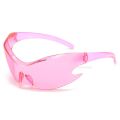 Luxury Brand Sport Punk Y2K Sunglasses Women Men 2023 Unique Goggle One Piece Sun Glasses For Male Silver Hip Hop Shades UV400. 