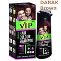 VIP Hair Colour Shampoo - 180ml DARAK BROWN. 