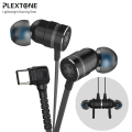 Plextone G20 Type C Hammering Bass Magnetic Gaming In-Ear Earphones Noise Reduction HD Microphone. 
