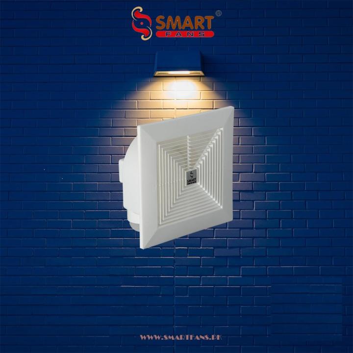 Smart Fans "Top" model 10" False ceiling Exhaust Fan  Plastic-Glossy White   Naveed Industry