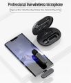 K60 Wireless Microphone - Plug & Play - 3 in 1 Connector For Android Type C - Apple_iPhone & USB Adapter - Noise Reduction Lavalier Microphone For Recording - Vlogs - Gaming - Live Streaming & Interviews – Portable Charging Case – Free Windshield Included. 