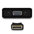 Rankie DisplayPort (DP) to VGA Adapter, 1080P Full HD Coverter, Black. 