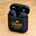 E12 Black TWS pods_ with Super Sound & Ear High Quality Touch Sensors True Stereo Headphones with Built in Mic 10m Transmission Bluetooth Wireless Earbuds , Charging Case Sport Headset for all Bluetooth Smart devices.. 