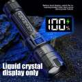 High power water proof powerful 1000000lm Japan display emergency rechargeable Lantern Camping Fishing Zoomable flashlights super working cob LED touch lamp long range torch light mini portable flashlight. 