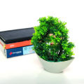 Pack of 2 Artificial Flower Decoration Piece - Green Best for home and office use. 