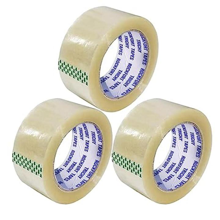 Openness - Transparent Adhesive Carton Packing Tape 1.75 Inch, 150 Yards (Length)- Industrial Grade Boxes Shipping Tape for Moving, Mailing, Office, Home and Storages