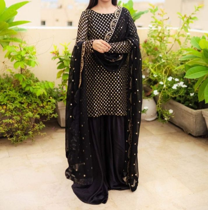 Hiba%20Bukhari%203pcs%20Dress%20For%20Girls%20-%20Dresses%20For%20Women%20-%20%203pcs%20Dresses%20For%20Girls%20New%20Design%20-%20Featuring%20Fully%209mm%20Embroidery%20Work%20On%20The%20Shirt%20Front%20And%20Back%20Both%20-%20Paired%20With%20A%20Stunning%20Embroidered%20Kaya%20Work%20Dupatta%20And%20Flared%20Gharara%20-%20Image%207