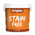 Brighto Paints Stain Free Quarter. 