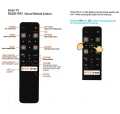 Voice Remote TCL Smart Android LED TV Remote with Google Assistant  & Netflix Button. 