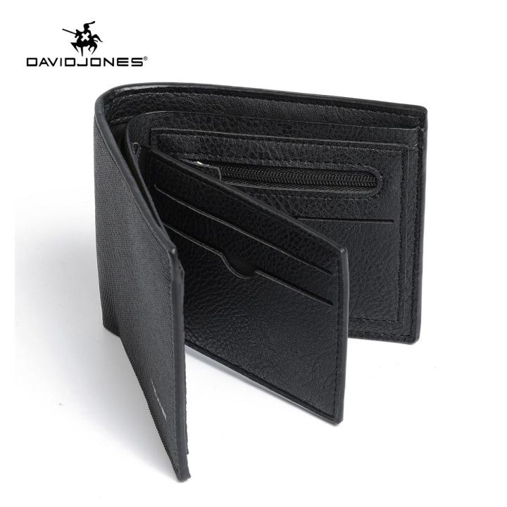 David Jones Paris Men's wallet Polyester leather small Coin purse