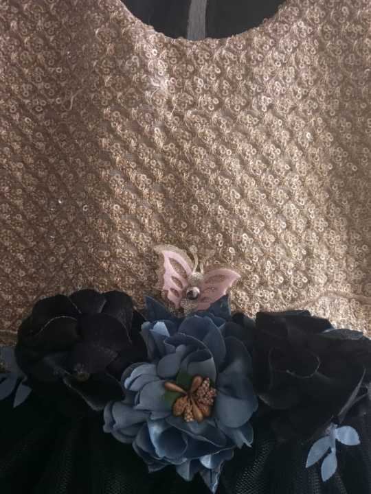 Eid%20Special%20Elegant%20and%20stylish%20Black%20Net%20Party%20fancy%20and%20trendy%20Frock%20with%20Golden%20Banarsi%20Yoke%20&%20Matching%20Hairband%20for%20baby%20girls,%203-4%20Years%20Baby%20Girl%20Dress%20Set%20%7C%20Eid%20Collection%20-%20Image%204