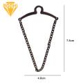 BODHI Necktie Clutch Non-oxidizing Men Tie Chain Tack Clip Locking Pin. 