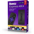 Roku Express 4K+ 2021 | Streaming Media Player HD/4K/HDR with Smooth Wireless Streaming and Roku Voice Remote with TV Controls, Includes Premium HDMI® Cable. 