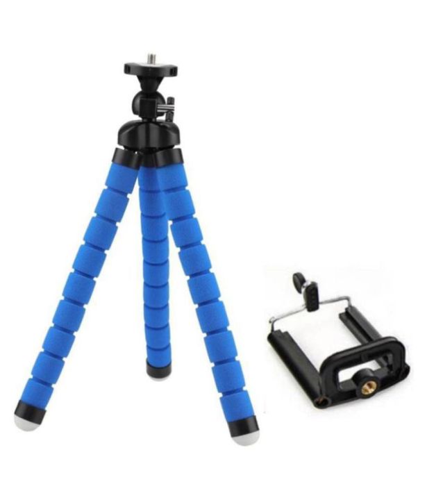 Portable%20Flexible%2010%20inch%20LARGE%20foam%20tripod%20for%20DSLR%20Camera%20&%20Mobile%20With%20Phone%20Holder%20-%20Image%203