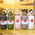 Imported Cille 1000ML / 1200ML / 1300ML / 1600ML / 1700ML 316SS Stainless Steel Vacuum Flask Thermoses Water Bottle Premium Bottle (Double Wall) Stainless Steel Bottle with Straw Bottle. 