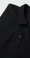 Polo Shirt Black 100% Cotton Knitted Export Quality for Men's Vicuna. 