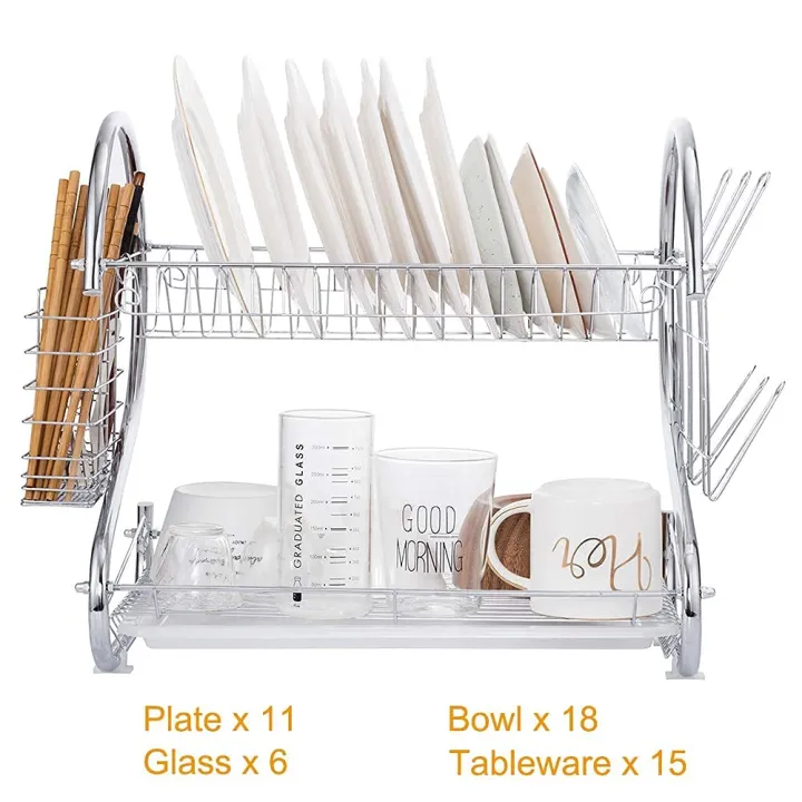 Matte%20Black%20S%20Shape%20Double%20Decker%20Dishrack%20Plate%20Dish%20Spoon%20Fork%20Bowl%20Cup%20Drainer%20Rack%20Kitchen%20Organizer%20With%20Glass%20&%20Cutlery%20Holder%20-%20Image%209